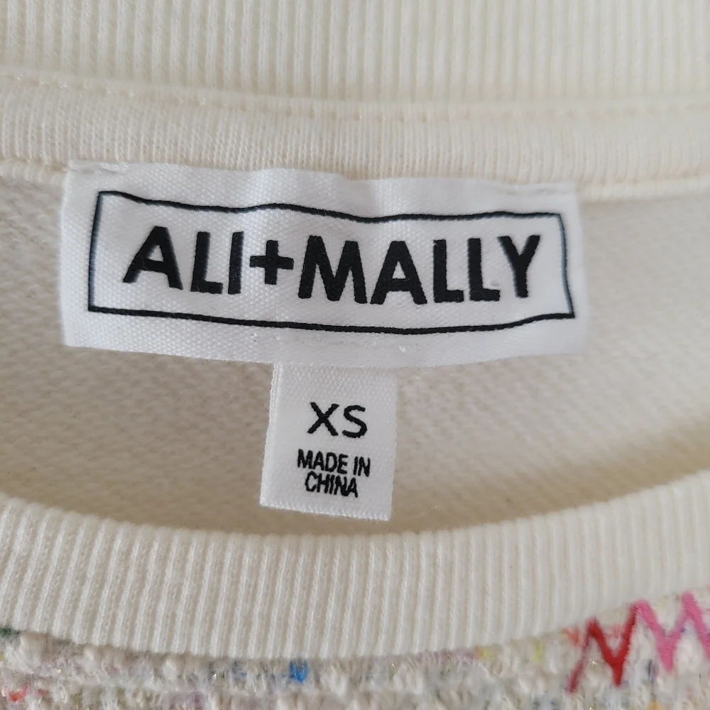 Ali + Mally x Peace Love World Embellished Sweatshirt